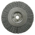 Weiler 4" Narrow Face Nylox Wheel, .035/180SC Crimped Fill, 1/2"-3/8" 31114